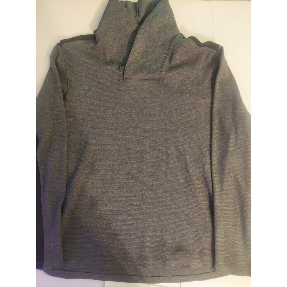 Calvin Klein Mens Pullover Sweater XL Gray And Black